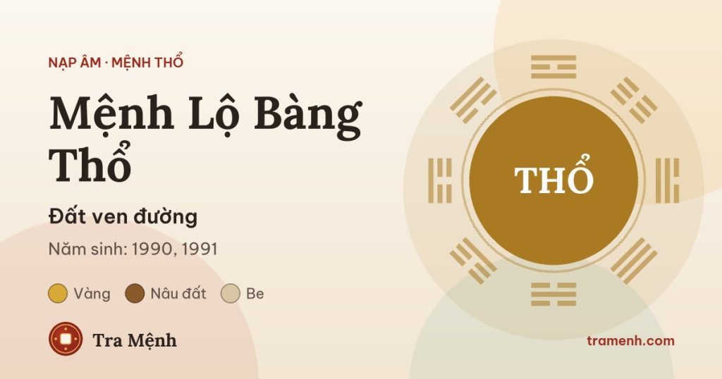 Mệnh Lộ Bàng Thổ là gì? Sinh năm nào, hợp màu gì