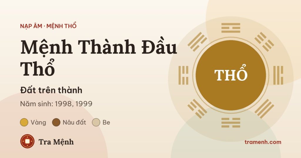 Mệnh Thành Đầu Thổ là gì? Sinh năm nào, hợp màu gì